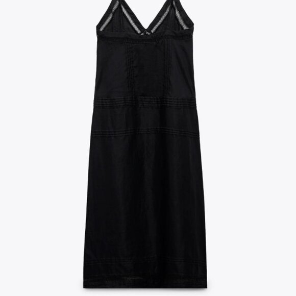 ZARA COLLECTION DRAPPED MIDI DRESS SIZE S 786/105/800 - Picture 4 of 4